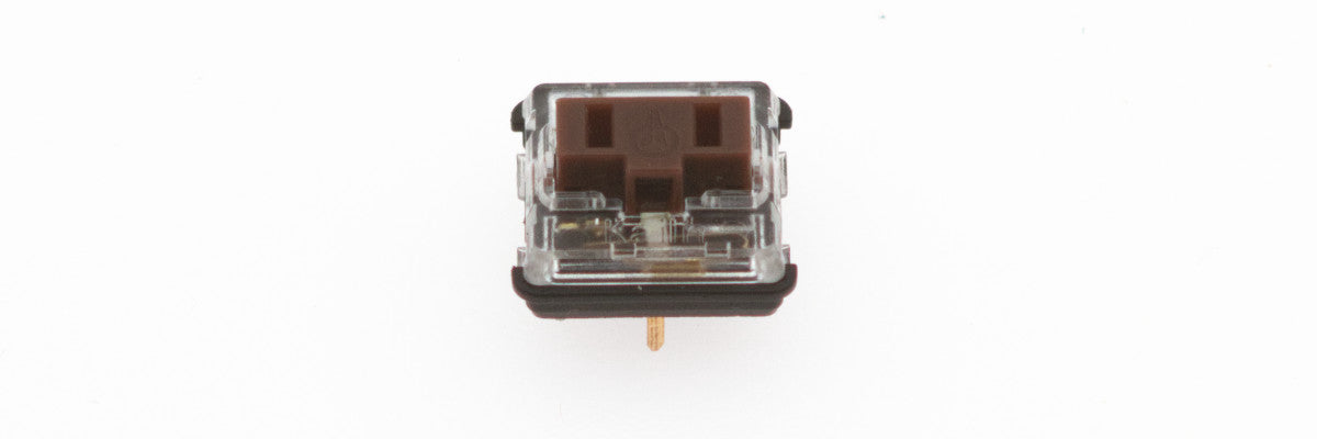 Close-up of brown Kalih mechanical keyboard switch